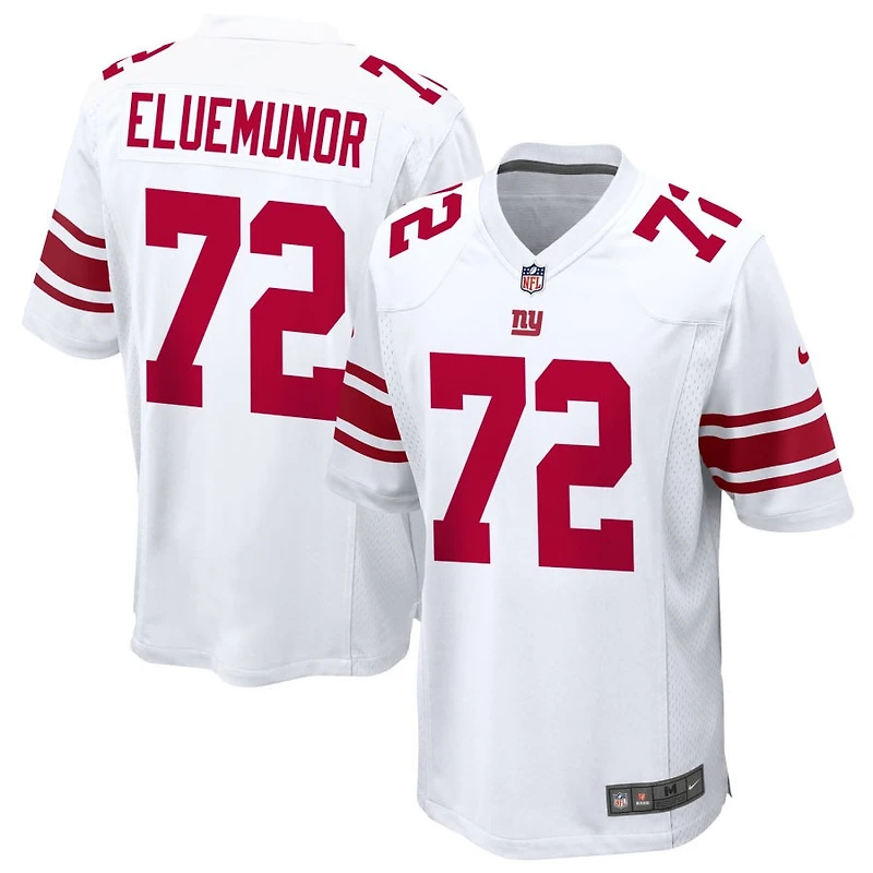 Jermaine Eluemunor Men's Nike White New York Giants Custom Game Jersey