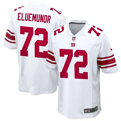 Jermaine Eluemunor Men's Nike White New York Giants Custom Game Jersey