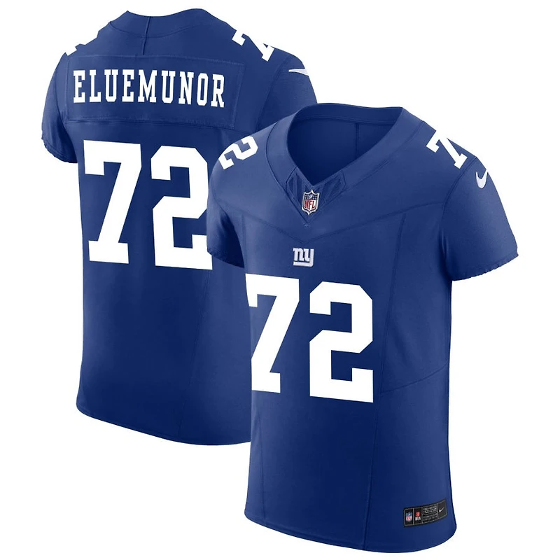 Jermaine Eluemunor Men's Nike Royal New York Giants Vapor F.U.S.E. Elite Custom Jersey