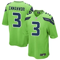 Nick Emmanwori Men's Nike Neon Green Seattle Seahawks Alternate Custom Game Jersey