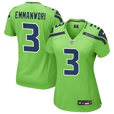 Nick Emmanwori Women's Nike Neon Green Seattle Seahawks Alternate Custom Game Jersey