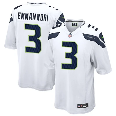 Nick Emmanwori Men's Nike  White Seattle Seahawks Custom Game Jersey