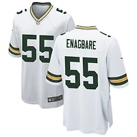 Kingsley Enagbare Men's Nike White Green Bay Packers Custom Game Jersey