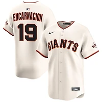 Jerar Encarnacion Men's Nike Cream San Francisco Giants Home Limited Custom Jersey