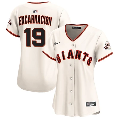 Jerar Encarnacion Women's Nike  Cream San Francisco Giants Home Limited Custom Jersey