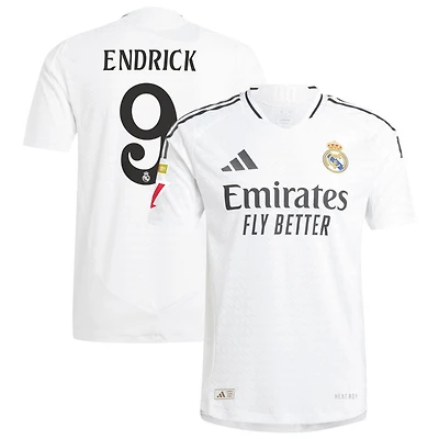 Endrick Endrick Men's adidas  White Real Madrid 2024/25 Home Authentic Custom Jersey