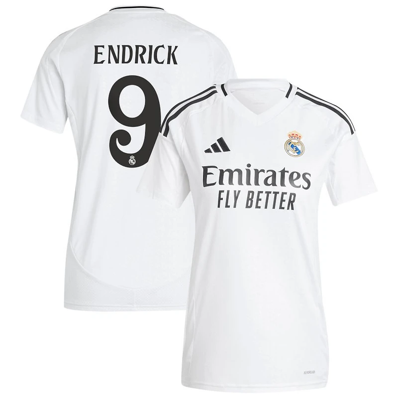 Endrick Endrick Women's adidas White Real Madrid 2024/25 Home Replica Custom Jersey
