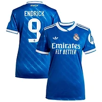 Endrick Endrick Women's adidas  Blue Real Madrid 2025/26 Third Replica Custom Jersey