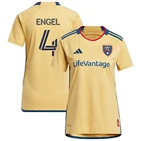 Lukas Engel Women's adidas Gold Real Salt Lake 2023 The Beehive State Kit Replica Custom Jersey