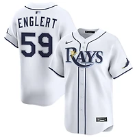 Mason Englert Men's Nike White Tampa Bay Rays Home Limited Custom Jersey
