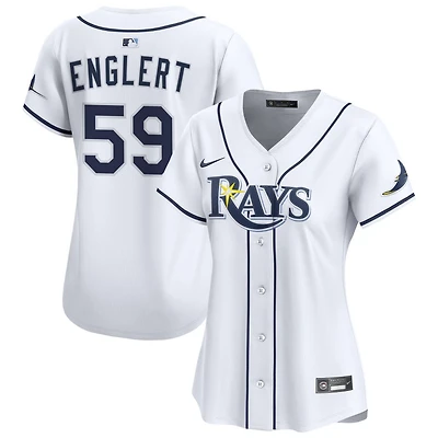 Mason Englert Women's Nike  White Tampa Bay Rays Home Limited Custom Jersey