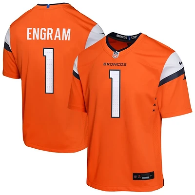 Evan Engram Youth Nike Orange Denver Broncos Team Custom Game Jersey