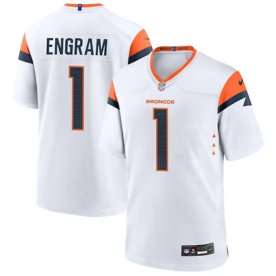 Evan Engram Men's Nike  White Denver Broncos Mile High Collection Custom Game Jersey