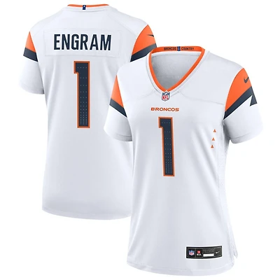 Evan Engram Women's Nike  White Denver Broncos Mile High Collection Custom Game Jersey
