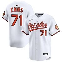 Dietrich Enns Men's Nike White Baltimore Orioles Home Limited Custom Jersey