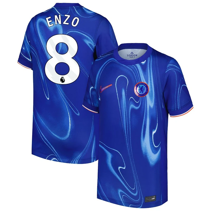 Enzo Fernandez Enzo Youth Nike Blue Chelsea 2024/25 Home Custom Replica Jersey