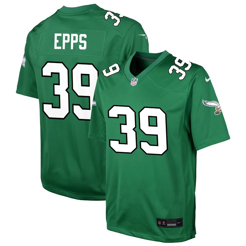 Marcus Epps Youth Nike Kelly Green Philadelphia Eagles Alternate Custom Game Jersey