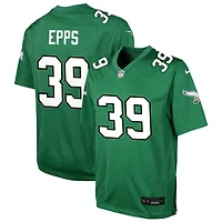 Marcus Epps Youth Nike Kelly Green Philadelphia Eagles Alternate Custom Game Jersey