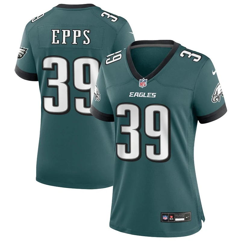 Marcus Epps Women's Nike Midnight Green Philadelphia Eagles Custom Game Jersey