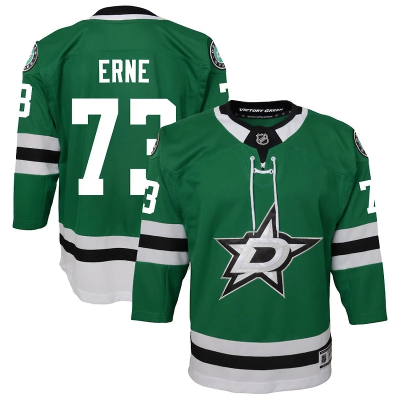 Adam Erne Youth Green Dallas Stars Home Custom Premier Jersey