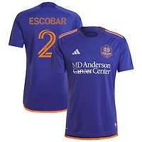 Franco Escobar Women's adidas  Purple Houston Dynamo FC 2024 Still Holdin' Replica Custom Jersey