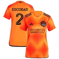 Franco Escobar Women's adidas Orange Houston Dynamo FC 2023 El Sol Replica Custom Jersey