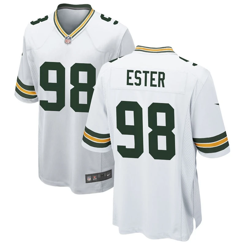 James Ester Men's Nike White Green Bay Packers Custom Game Jersey