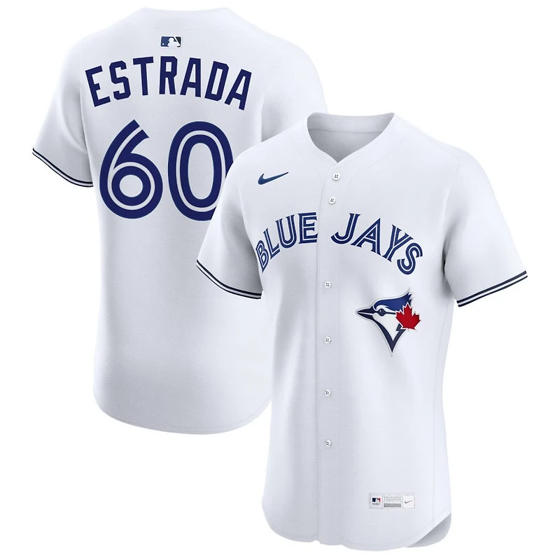 Lazaro Estrada Men's Nike White Toronto Blue Jays Home Elite Custom Jersey