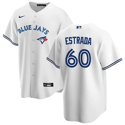 Lazaro Estrada Men's Nike White Toronto Blue Jays Home Replica Custom Jersey