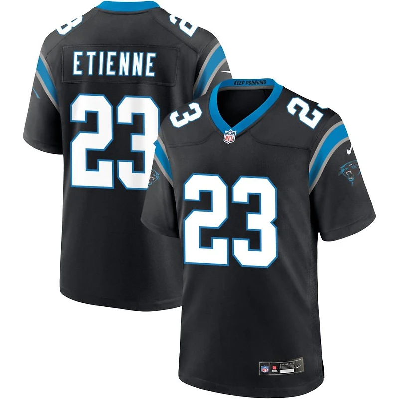 Trevor Etienne Men's Nike Black Carolina Panthers Custom Game Jersey