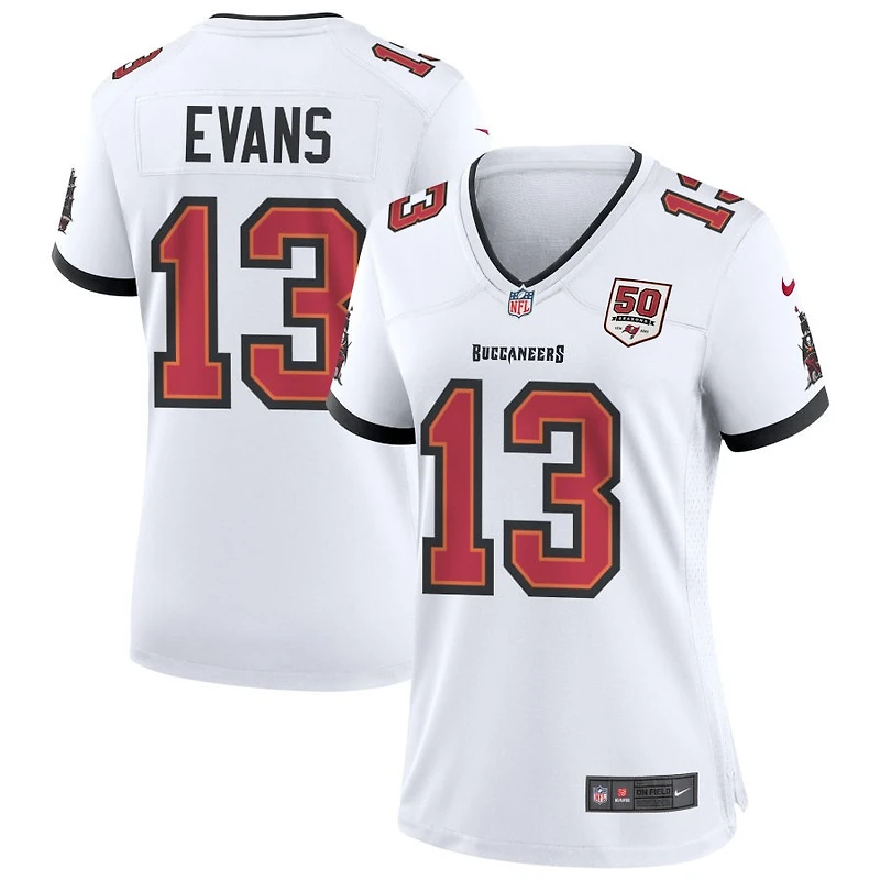 Mike Evans Women's Nike White Tampa Bay Buccaneers 50th Season Custom Game Jersey
