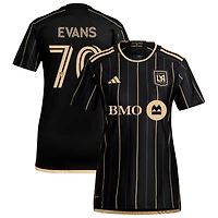 Matt Evans Women's adidas  Black LAFC 2024 Primary Replica Custom Jersey
