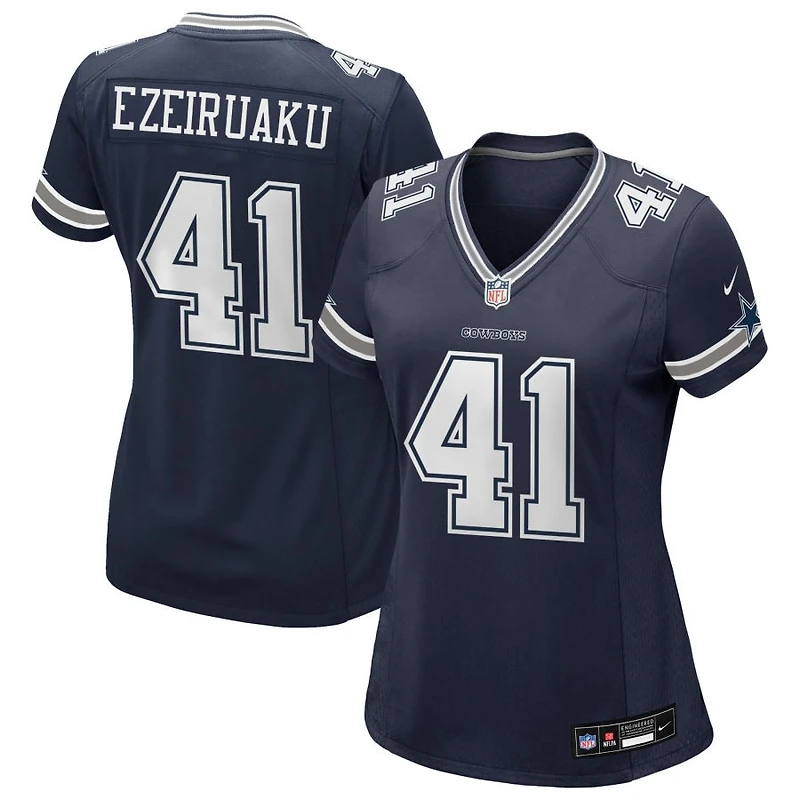 Donovan Ezeiruaku Women's Nike Navy Dallas Cowboys Custom Game Jersey