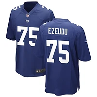 Joshua Ezeudu Men's Nike Royal New York Giants Custom Game Jersey