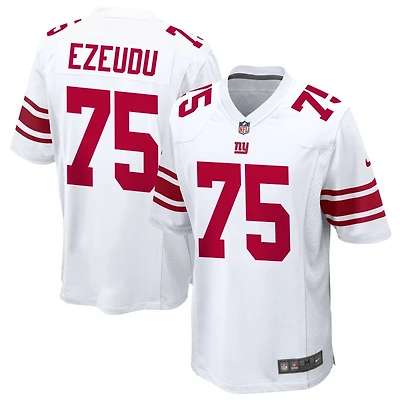 Joshua Ezeudu Men's Nike White New York Giants Custom Game Jersey
