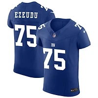Joshua Ezeudu Men's Nike Royal New York Giants Vapor F.U.S.E. Elite Custom Jersey