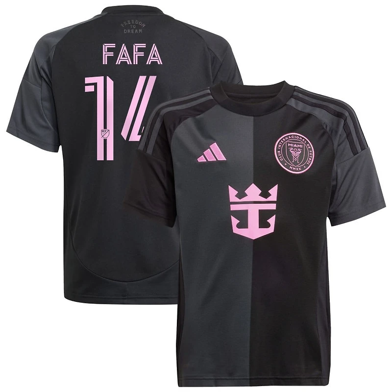 Fabrice Picault Fafa Youth adidas Black Inter Miami CF 2025 The Fortitude Kit Replica Custom Jersey