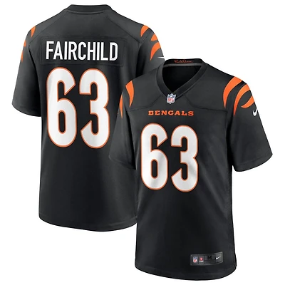 Dylan Fairchild Men's Nike Black Cincinnati Bengals Game Custom Jersey