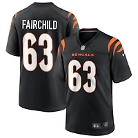 Dylan Fairchild Men's Nike Black Cincinnati Bengals Game Custom Jersey
