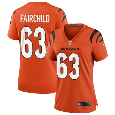 Dylan Fairchild Women's Nike Orange Cincinnati Bengals Alternate Game Custom Jersey