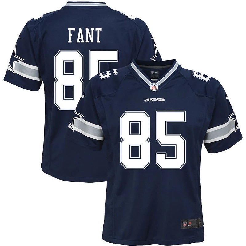 Princeton Fant Youth Nike Navy Dallas Cowboys Custom Game Jersey