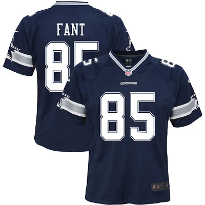 Princeton Fant Youth Nike Navy Dallas Cowboys Custom Game Jersey
