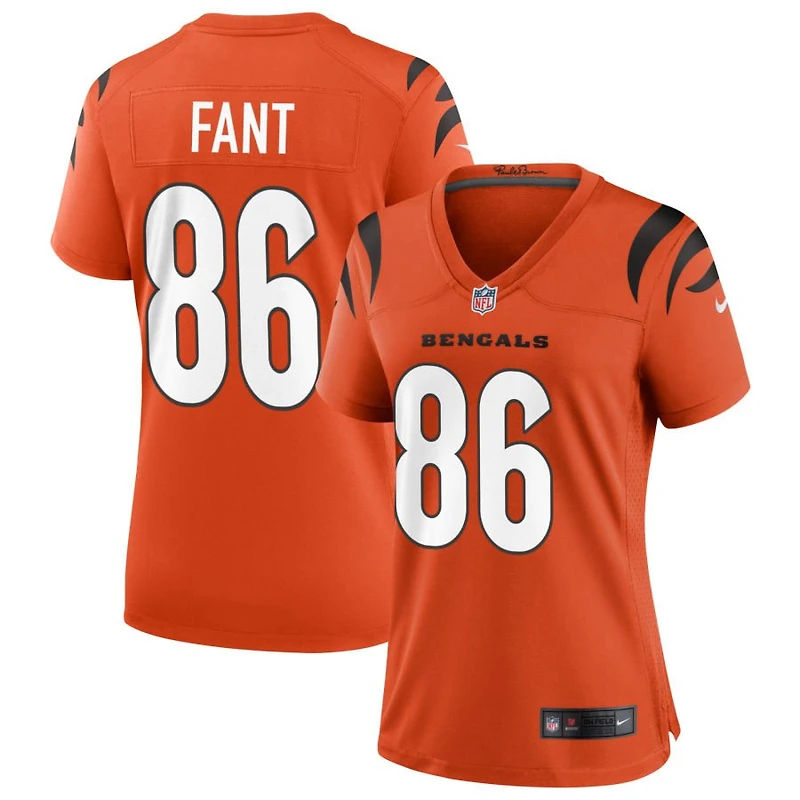 Noah Fant Women's Nike Orange Cincinnati Bengals Alternate Game Custom Jersey