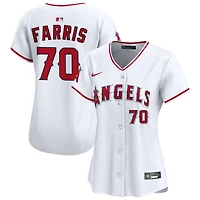 Mitch Farris Women's Nike  White Los Angeles Angels Home Limited Custom Jersey