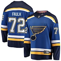 Justin Faulk Men's Fanatics Blue St. Louis Blues Home Breakaway Custom Jersey
