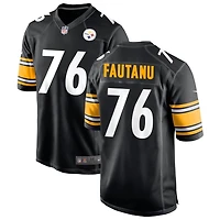 Troy Fautanu Men's Nike Black Pittsburgh Steelers Custom Game Jersey