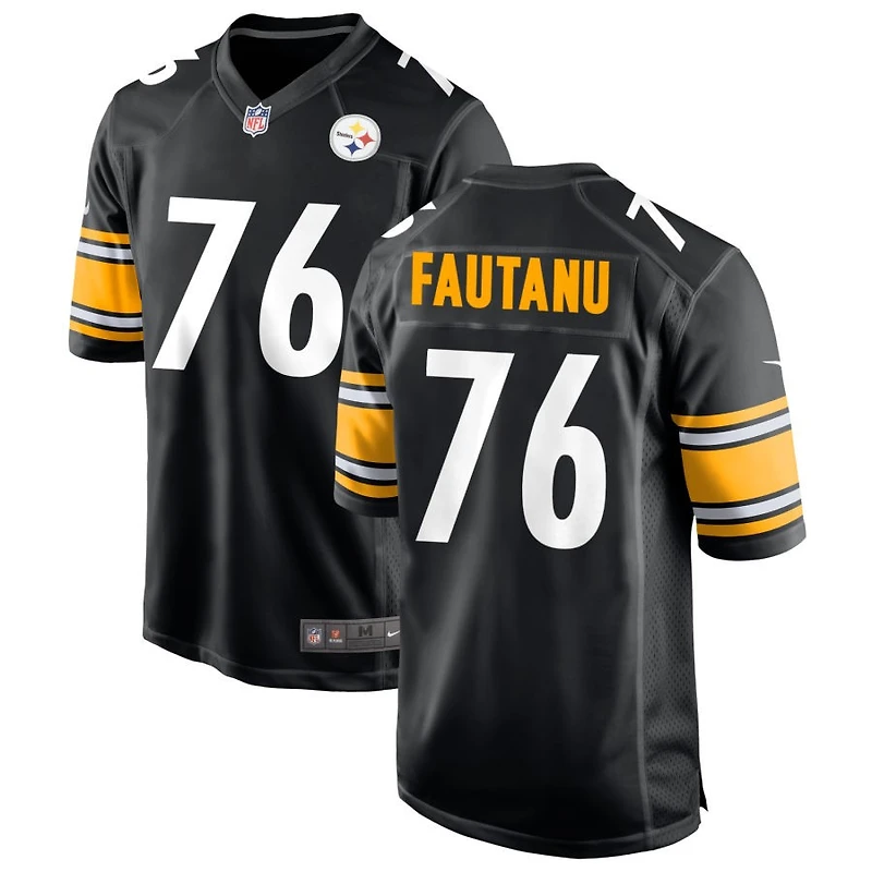 Troy Fautanu Men's Nike Black Pittsburgh Steelers Custom Game Jersey
