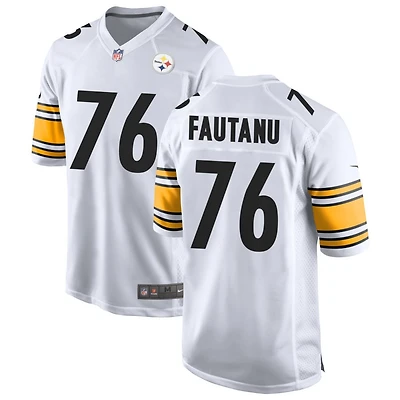 Troy Fautanu Men's Nike White Pittsburgh Steelers Game Custom Jersey