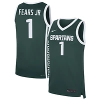 Jeremy Fears Jr Men's Nike Green Michigan State Spartans NIL Pick-A-Player Men's Basketball Jersey