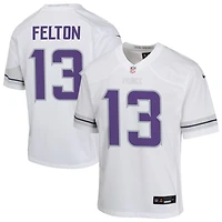 Tai Felton Youth Nike White Minnesota Vikings Alternate Custom Game Jersey